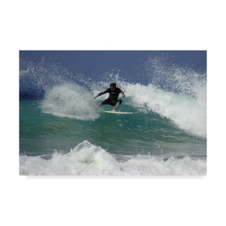 Chris Bliss 'Surfing 3' Canvas Art,16x24